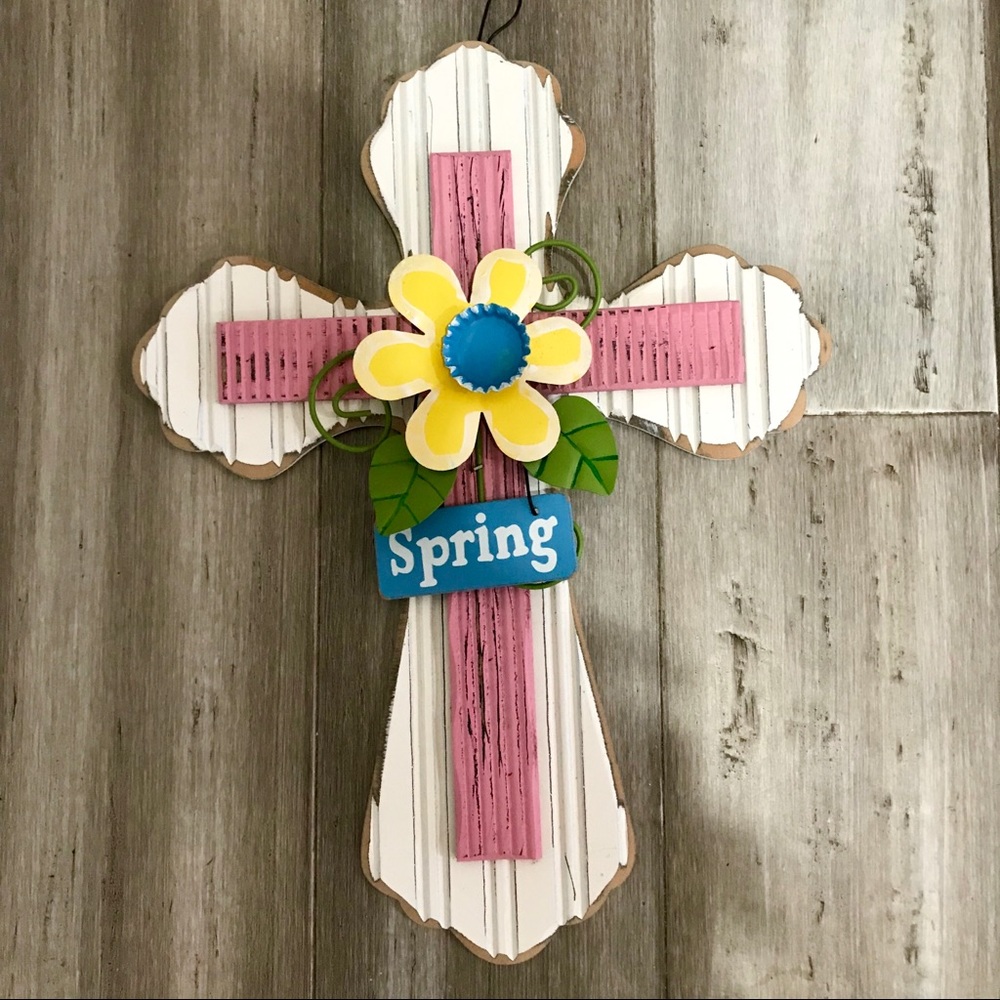 Colorful Crafty Rustic Cross